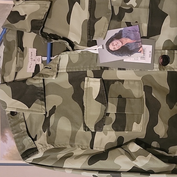 Nili Lotan Green Camouflage Jacket - Picture 10 of 16